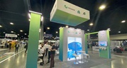 Photograph of the Hexagon booth at AUVSI XPONENTIAL 2021